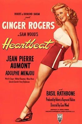 Heartbeat - 1946 - Movie Poster • $32.99