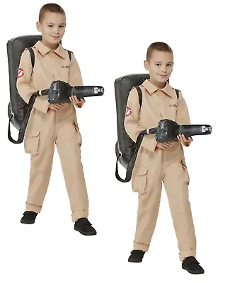 Ghostbusters Childs Costume Kids Licensed Ghostbuster Jumpsuit Fancy Dress • $89.19