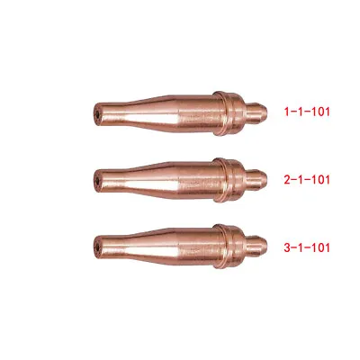 3 Pcs 1-1-101 2-1-101 & 3-1-101 Acetylene Oxygen Cutting Tip For Victor Torch • $21.99