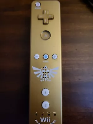 Genuine The Legend Of Zelda Skyward Sword Gold Wiimote - Free Post • $70