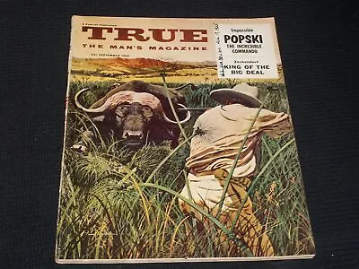 1955 September True Magazine Very Nice Man's Cover & Issue - E 3731 • $30