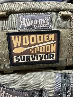 Wooden Spoon Survivor Morale Patch Tactical Military Army Badge USA • $8.49