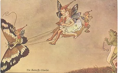 Ida Rentoul Outhwaite. The Butterfly Chariot In Series 71 By A.& C.Black. Fairy. • £22.50