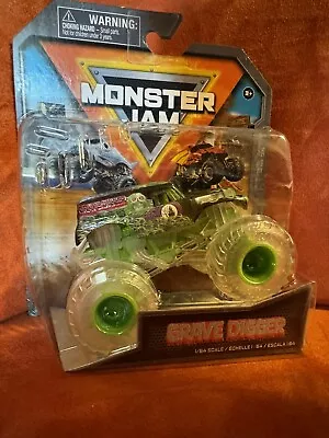 2024 Monster Jam Spin Master Series 34 Ghost Crew Grave Digger Chase Truck RARE! • $19.99