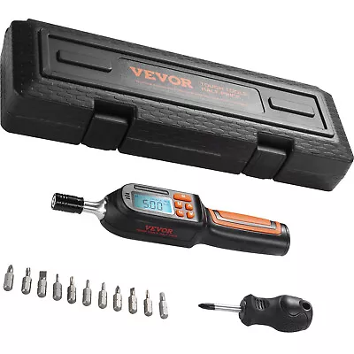 VEVOR Digital Torque Screwdriver 1/4  Range 2.65-70.67in/lb W/ 0.01N.m Increment • $40.39