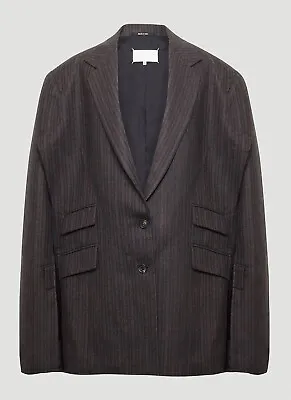 Maison Martin Margiela  Oversized Pinstripe Cape-Sleeve Blazer BNWT • $1182.32