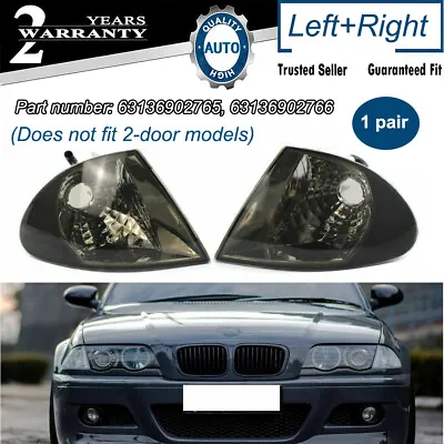 1 Pair Turn Signal Indicator Corner Lights For BMW 3 Series E46 Sedan 1999-2001 • $27.95