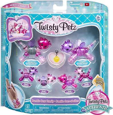 Twisty Petz Series 3 Bumble Bear Family Pack Collectible Bracelet Set For K... • $44.25