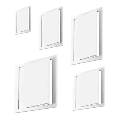 Access Panel White Inspection Hatch Plastic Revision Door 150mm 300mm 450mm • £6.49