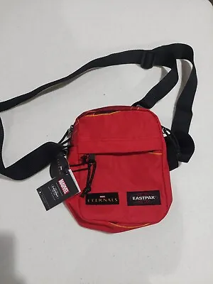 New Eastpak Marvel Eternals Crossbody Bag Red Shoulder Purse Official Rare NWT • $29.99