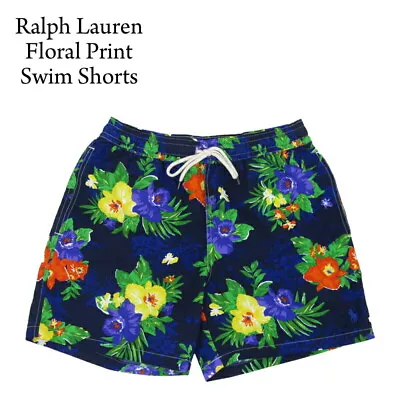 Polo Ralph Lauren Men's Floral Aloha Swimsuit Swim Trunks • $49.99