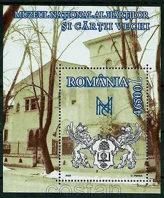 £1.88 • Buy 2003 Maps And Old Books Museum,Masonic,Lions,Freemasonry,Romania,Bl.329,MNH