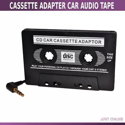 £2.17 • Buy CAR AUDIO TAPE CASSETTE ADAPTER IPHONE IPOD MP3 CD RADIO NANO 3.5mm JACK AUX UK