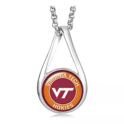 Virginia Tech Hokies Womens Sterling Silver Necklace State University Gift D28 • $21.95