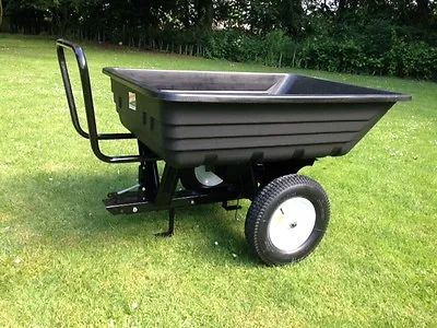 £219.95 • Buy Ride On Lawnmower Tipping Trailer Garden Tractor Transporting 650lb/300Kg 