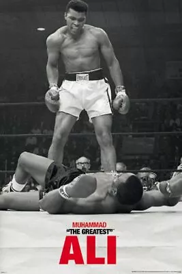 MUHAMMAD ALI VS SONNY LISTON POSTER THE GREATEST NEW 24x36 FREE SHIPPING • $12.99