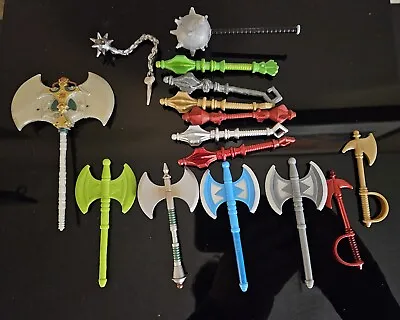 Masters Of The Universe Classics Parts/Weapons Lot - Axes/Maces • $25
