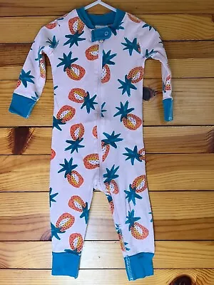 Hanna Andersson Fruit Zip Sleeper Pajamas  Size 80  18-24 Months • $24.99