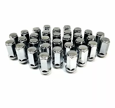 32x Mr Lugnut 12x1.50 Acorn/Bulge Chrome Closed End Conical Long 3/4 1.75 L • $16.40