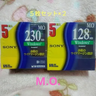 [ New ] SONY MO 230MB Magneto Optical Disk Windows Format Lot Of 10 JAPAN • $50.86