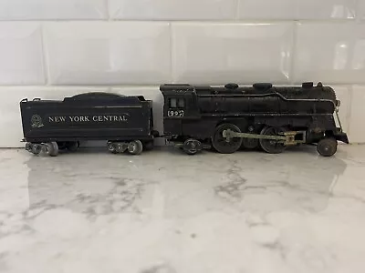 MARX  Steam Locomotive 999 & New York Central Tender Marlines Tender O Gauge • $35