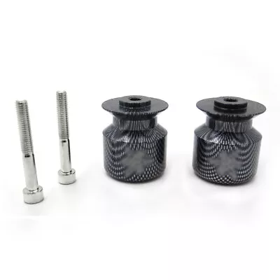 6mm Swingarm Spools Slider For Yamaha YZF R1 R6 R6S YZFR1 YZFR6 YZFR6S Carbon • $11.99