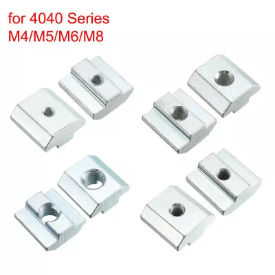 M4/M5/M6/M8 Slide In T-Nut For 4040 Series T Slot Aluminum Extrusions Profile • $17.22