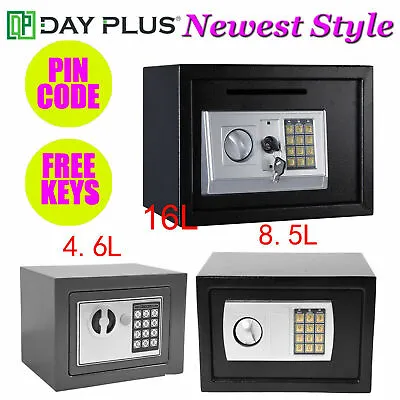 Protable Electronic Password Security Money Cash Deposit Box Office Home Safety • £18.50