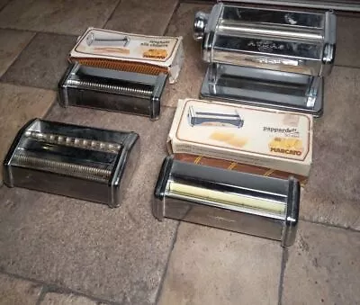 $65 • Buy Vintage MARCATO ATLAS Model 150 Noodle Pasta Machine Lot Made In Italy