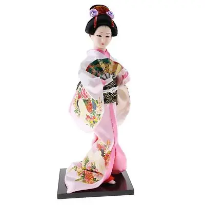 Japanese Geisha Kimono Doll Ornaments Craft Home Decoration # 6 • £13.49