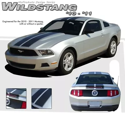 2010-2012 Ford Mustang WILDSTANG Stripe Graphic Decals Kit 3M Pro Series PDS1568 • $136.32