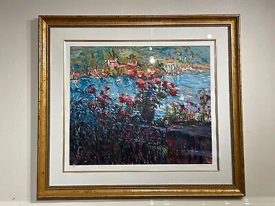 Marco Sassone  24 Beach Road  Limited Edition Serigraph #181/250 Framed 44 X39  • $2295