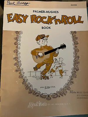 $9.99 • Buy Palmer-Hughes Easy Rock N Roll Book Guitar Sheet Music 1961
