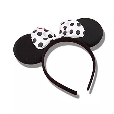 TEBWPIY Mouse Ears Headband With Bow Headband Glitter Cute Mouse Ears Costume... • $14.44