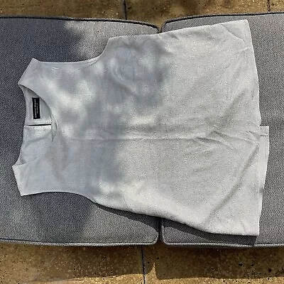 £4.95 • Buy Shiny, Silver, Sleeveless Evening Top, Dorothy Perkins, Size 16