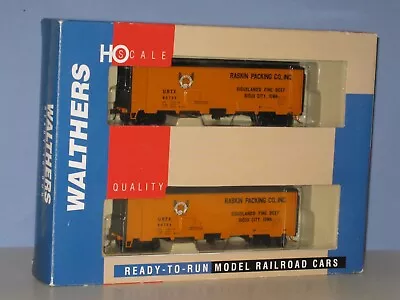 Walthers HO 40' Meat Reefer (2-Pack) Raskin Packing Co. #60733 & #60754 • $25.88