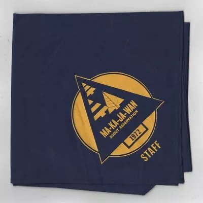 1972 Ma-Ka-Ja-Wan Lodge 40 Northeast Illinois Council Neckerchief [NC-4302] • $17.95