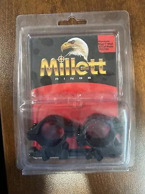 .22 1” Med Millet Scope Mount Rings Aluminum • $15