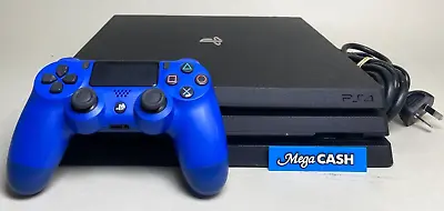 $310 • Buy Sony Playstation 4 Pro (PS4) - 1TB - CUH-7202B - W/ Blue Controller