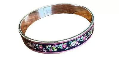 Vera Bradley Floral Bangle Enamel Gold Toned • $10