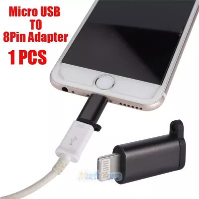 1-10x Micro USB To IPhone 8Pin Adapter Sync Quick Charging Connector Plug IOS • $7.59