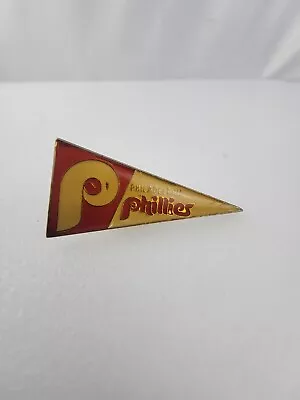 Philadelphia Phillies  Pennant Banner MLB Tie Tack Hat Pin  Lapel Pin  Vintage • $5.99