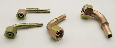 £12.99 • Buy 90 Degree Swept Elbow Insert Fitting Bsp Female Hydraulic Hose Fittings