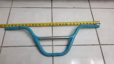 Gorgeous Old School Mongoose Decade Handlebars Freestyle Bars 1987 Blue  • $249.95