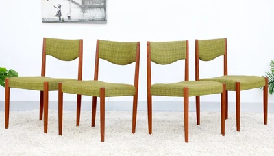 $550 • Buy FREE DELIVERY-Retro Vintage Mid Century PARKER Style Dining Chairsx4