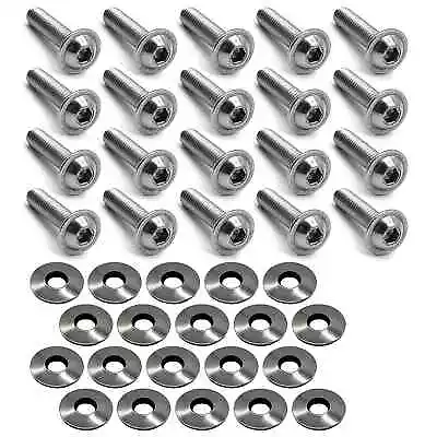 ROCKER COVER BOLTS And WASHERS For RB20/RB25/RB26 (STAINLESS STEEL) • $35.02