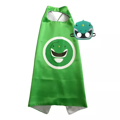 Mighty Morphin Power Rangers Costume Kids Cape And Mask Set • $11.99