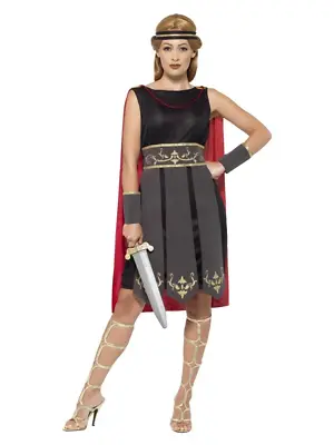 Roman Warrior Costume Gladiator Spartan Legends & Myths Fancy Dress Outfit • $50.95