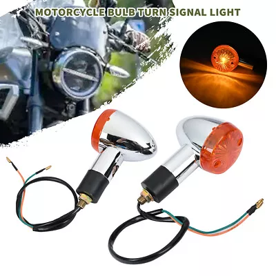 Turn Amber Turn Signal Lights For Suzuki Boulevard C109R C50 S 40 50 83 HOT • $11.95