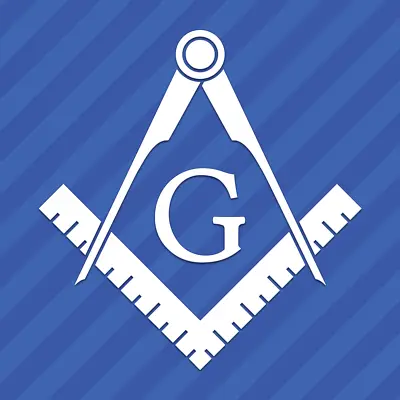 Freemason Logo Vinyl Decal Sticker Templar Masonic • $1.99